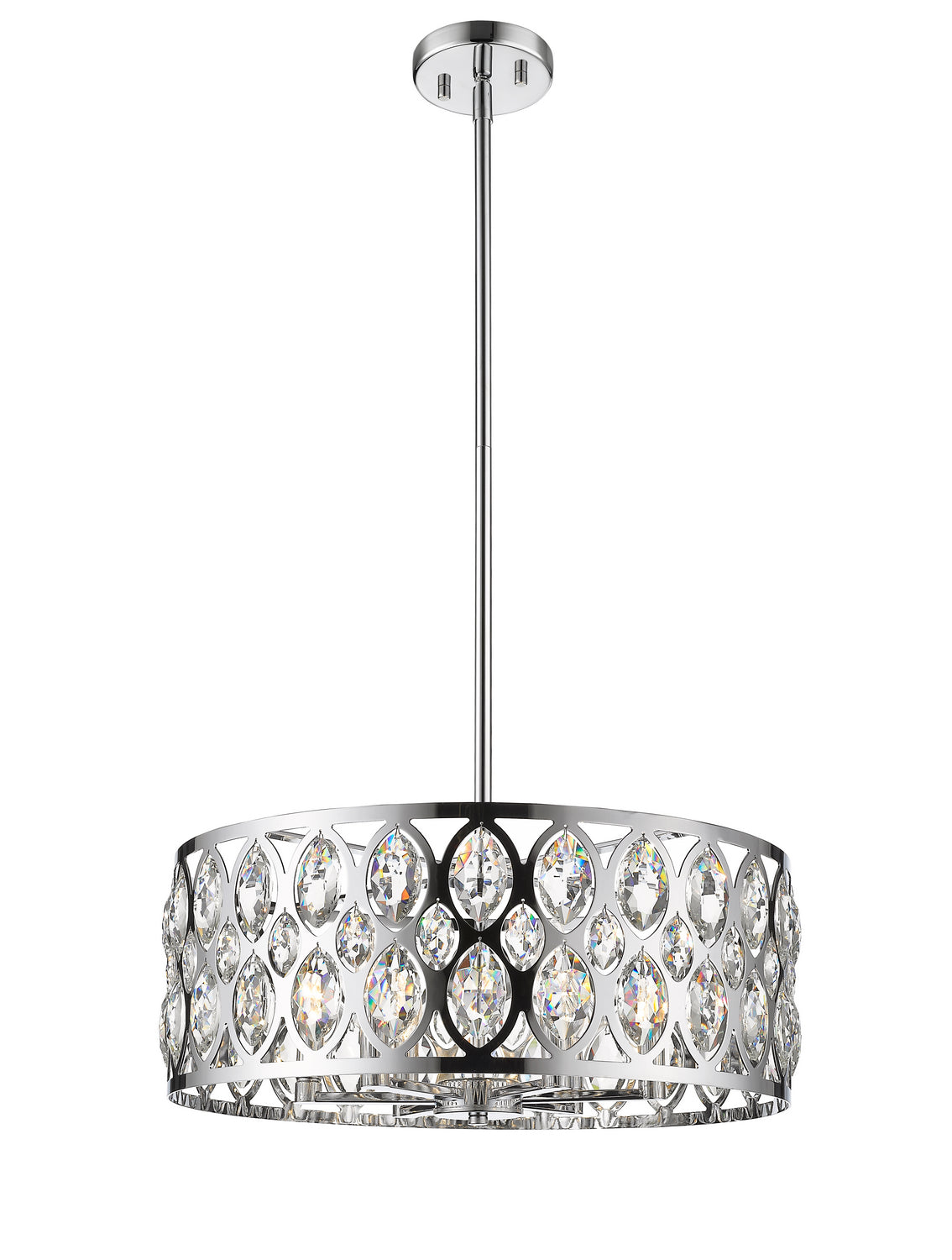 Suspension Dealey Chrome, 23 1/4" – vue 2