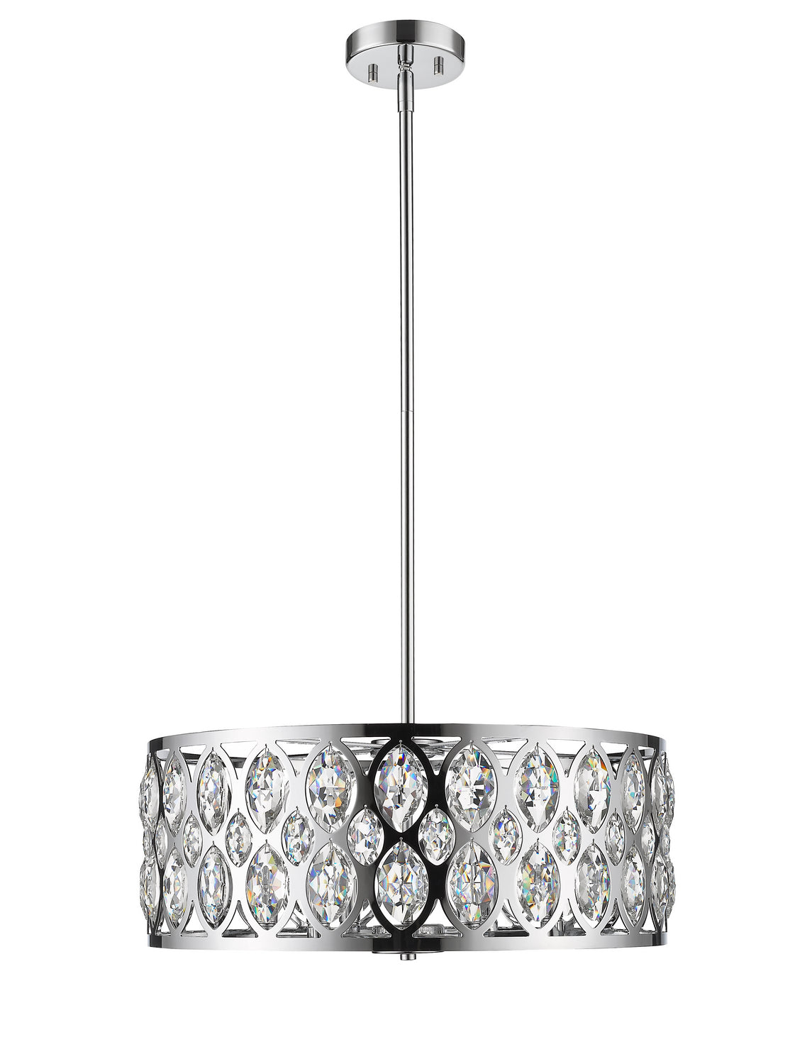 Suspension Dealey Chrome, 23 1/4" – vue 5