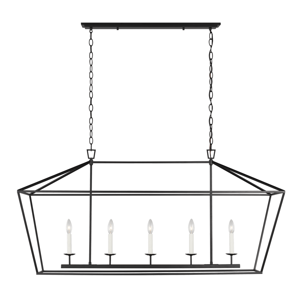 Chandelier Dianna - Noir de minuit Ampoules non incluses by Visual Comfort Studio | Luminaires & cie