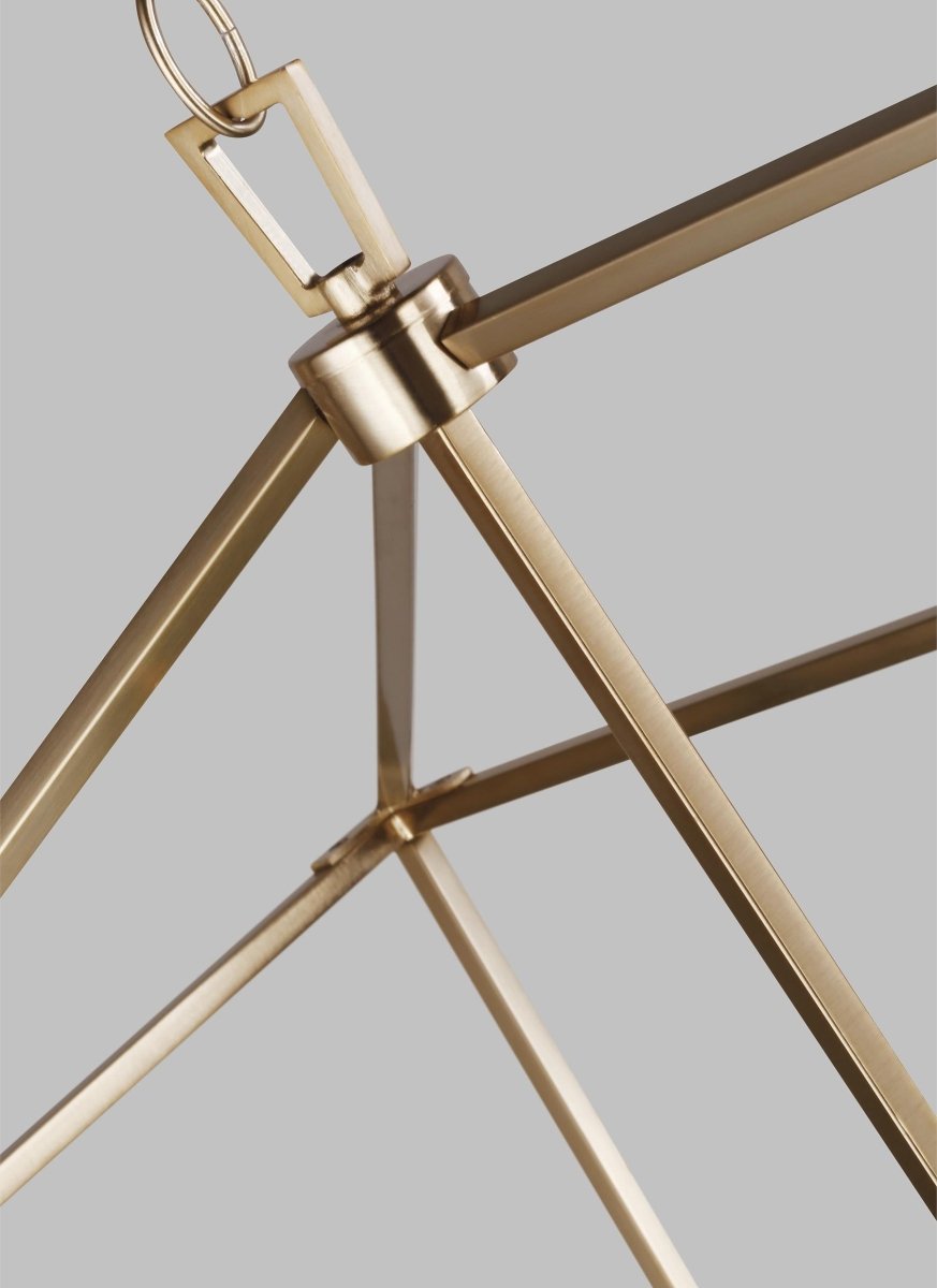 Chandelier Dianna - Laiton satiné Ampoules non incluses by Visual Comfort Studio | Luminaires & cie