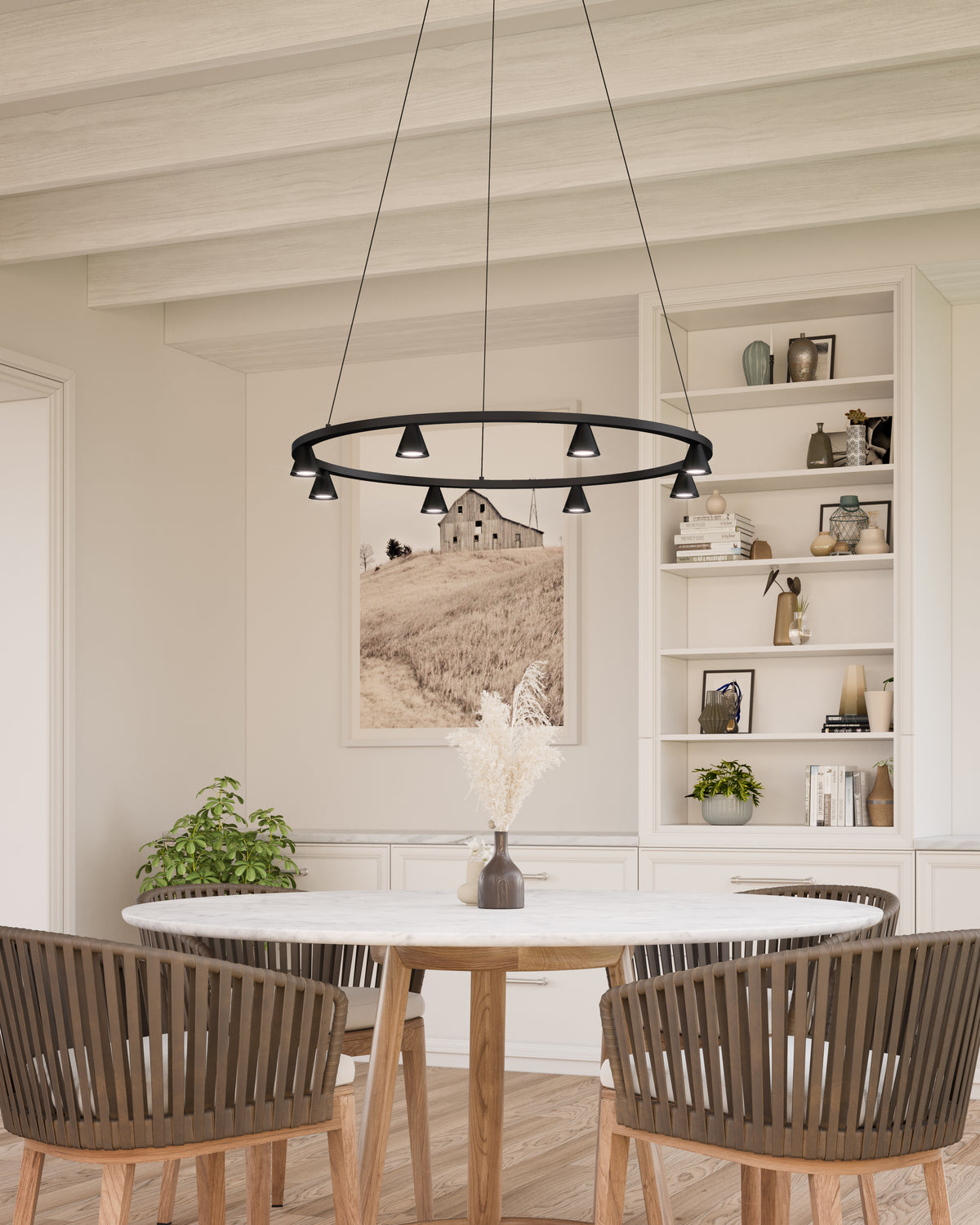 Lustre Dune Noir – vue 2