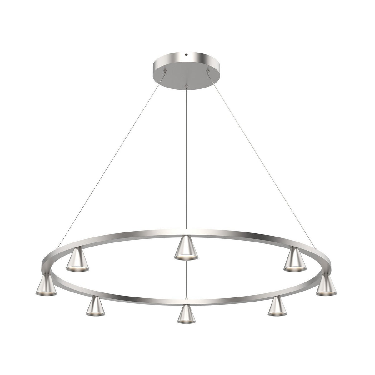 Lustre Dune Nickel brossé – vue 2