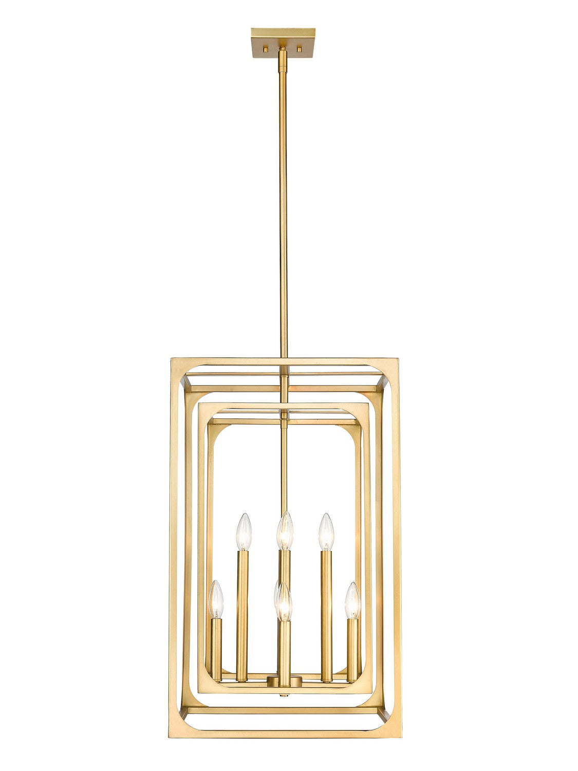Lustre Easton Laiton frotté, 16 1/2" – vue 2
