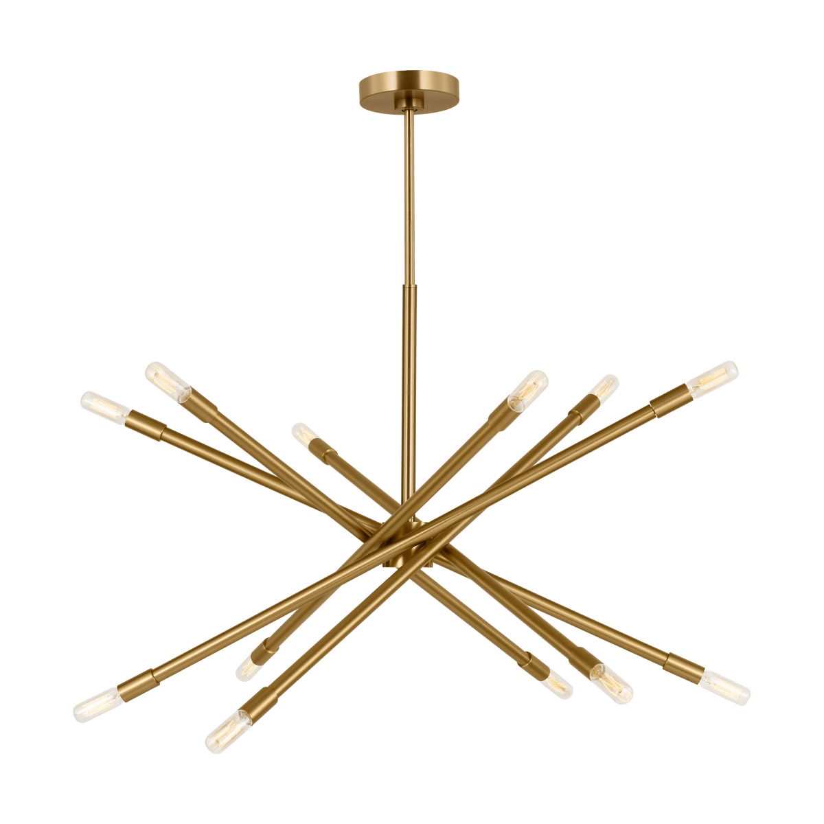 Chandelier Eastyn - Laiton brûlé 29 3/4" by Visual Comfort Studio | Luminaires & cie