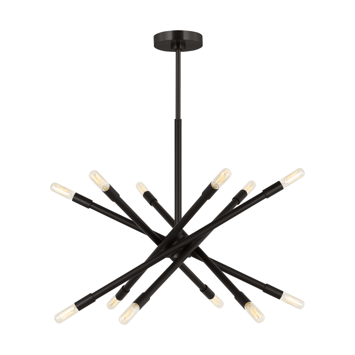 Chandelier Eastyn - Noir de minuit 22 1/2" by Visual Comfort Studio | Luminaires & cie