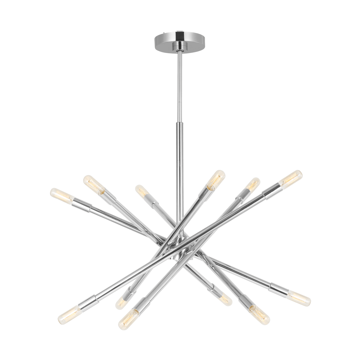 Chandelier Eastyn - Nickel poli 22 1/2" by Visual Comfort Studio | Luminaires & cie