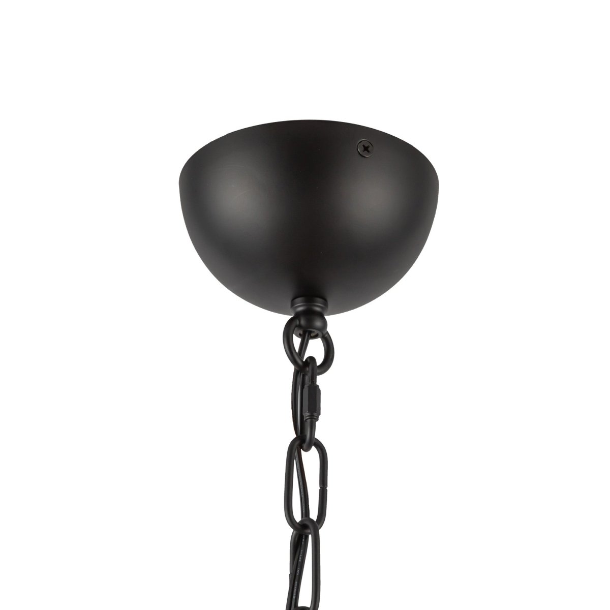 Chandelier Effie - Verre noir / opale mat 39" by Alora Lighting | Luminaires & cie