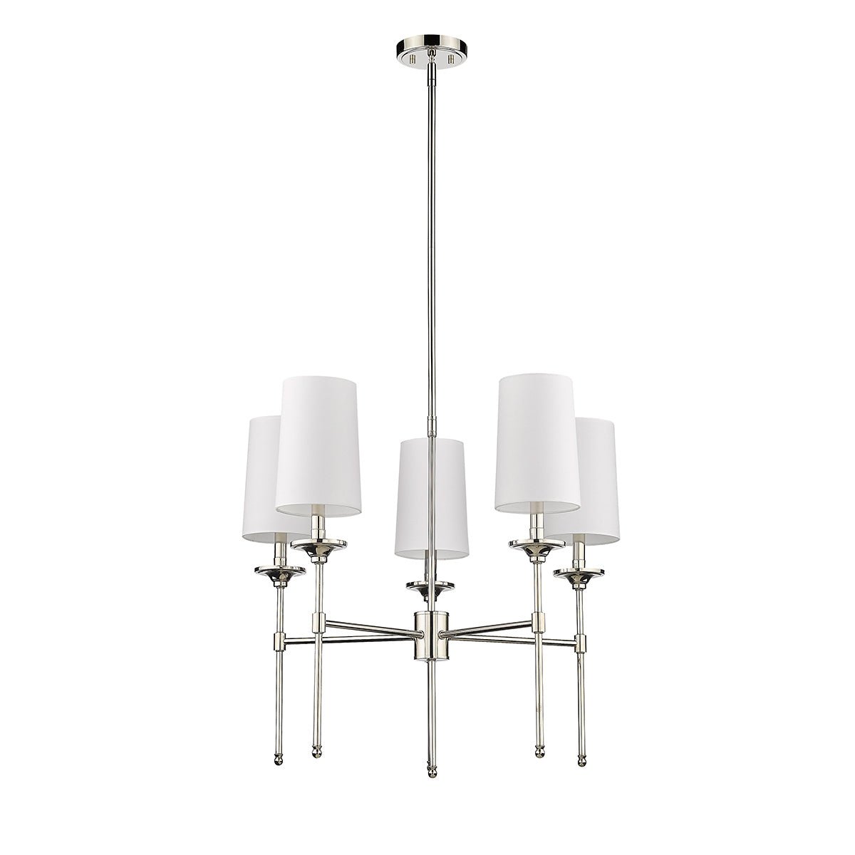 Chandelier Emily - Nickel poli by Z - Lite | Luminaires & cie