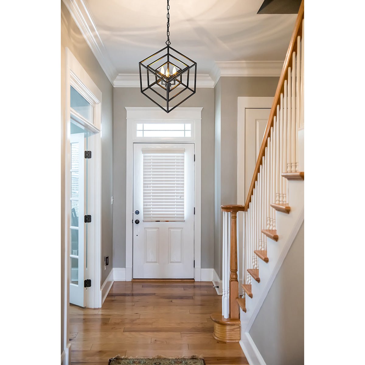 Chandelier Euclid - Noir mat 23" by Z - Lite | Luminaires & cie