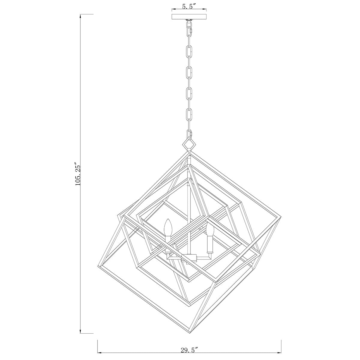 Chandelier Euclid