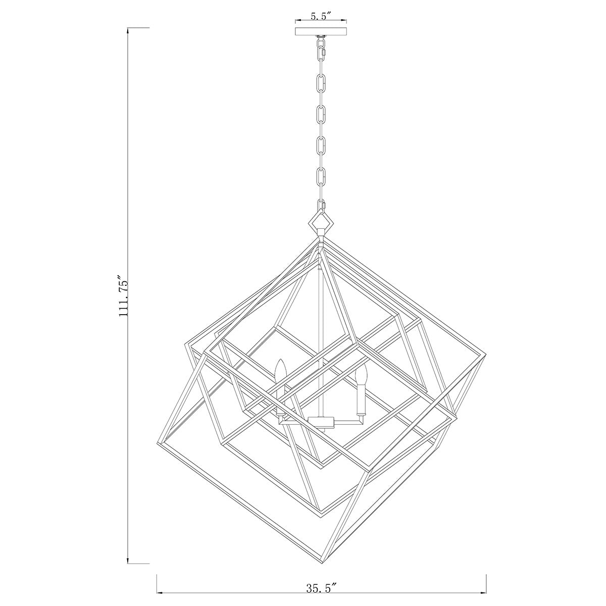 Chandelier Euclid