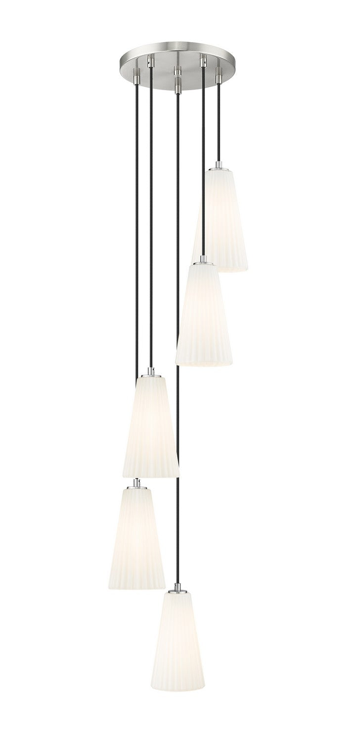 Lustre Farrell Nickel brossé, 12", 11" – Z-Lite