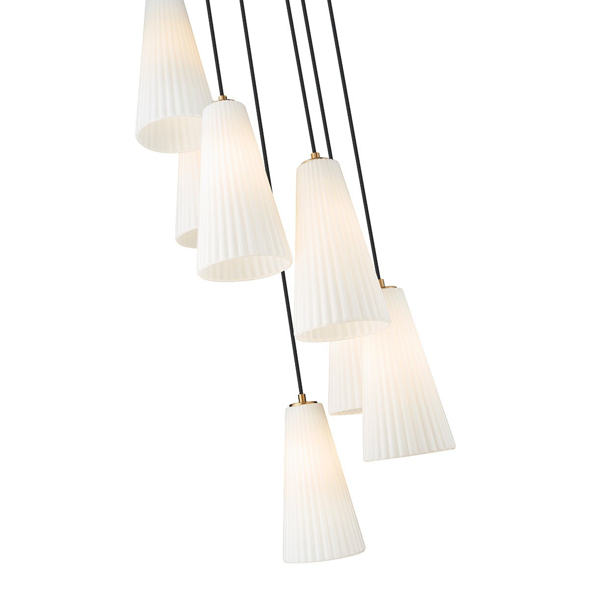 Chandelier Farrell - Or moderne 18" 13 3/4" by Z - Lite | Luminaires & cie