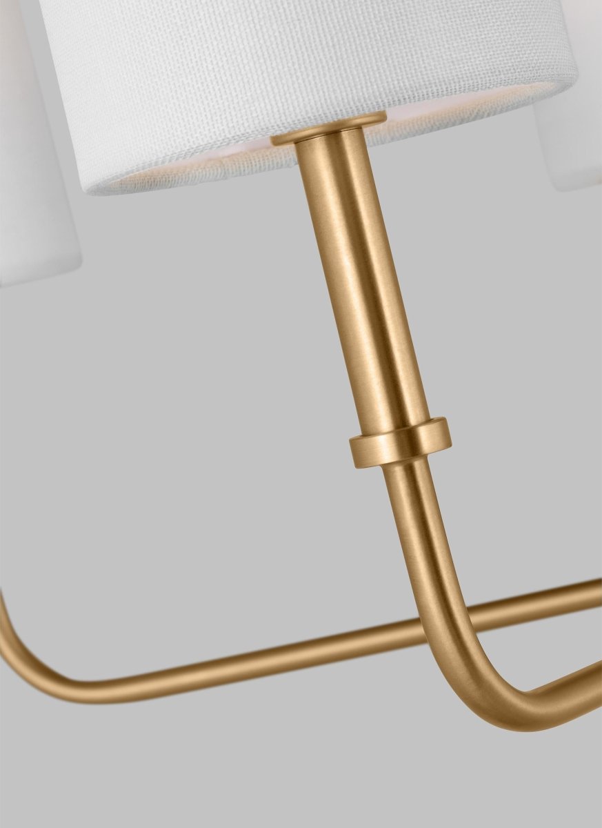 Chandelier Foxdale - Laiton satiné 26" Ampoules non - incluses by Visual Comfort Studio | Luminaires & cie