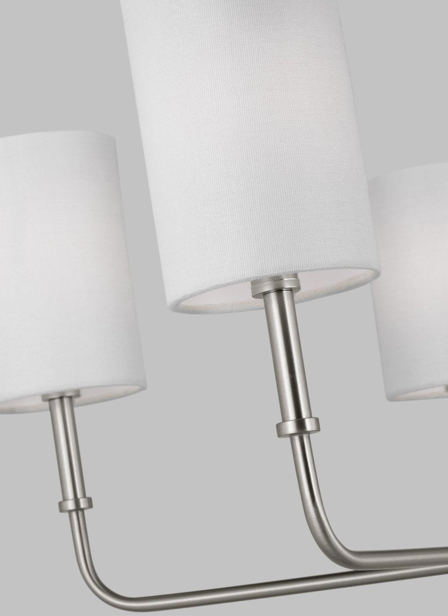 Chandelier Foxdale - Nickel brossé 26" Ampoules non - incluses by Visual Comfort Studio | Luminaires & cie