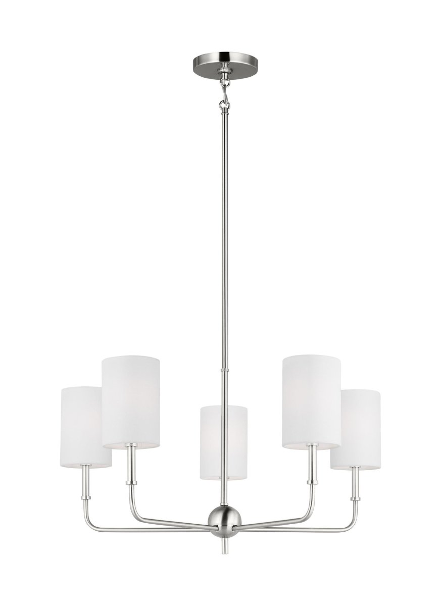 Chandelier Foxdale - Nickel brossé 26" Ampoules non - incluses by Visual Comfort Studio | Luminaires & cie