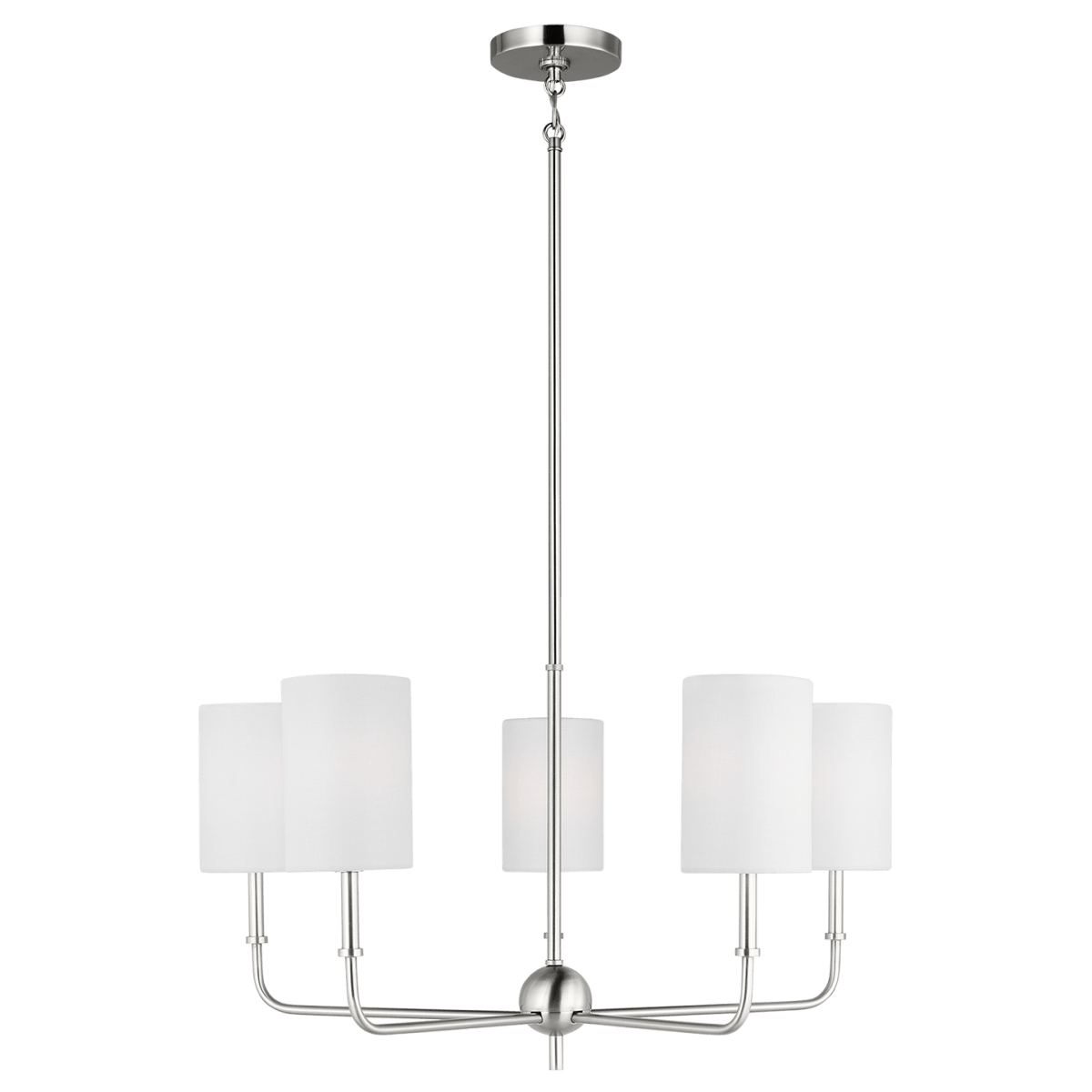 Chandelier Foxdale - Nickel brossé 26" Ampoules non - incluses by Visual Comfort Studio | Luminaires & cie