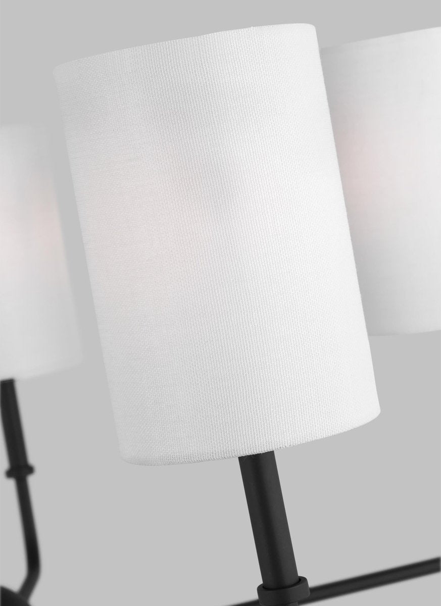 Chandelier Foxdale - Noir de minuit 26" Ampoules DEL incluses by Visual Comfort Studio | Luminaires & cie