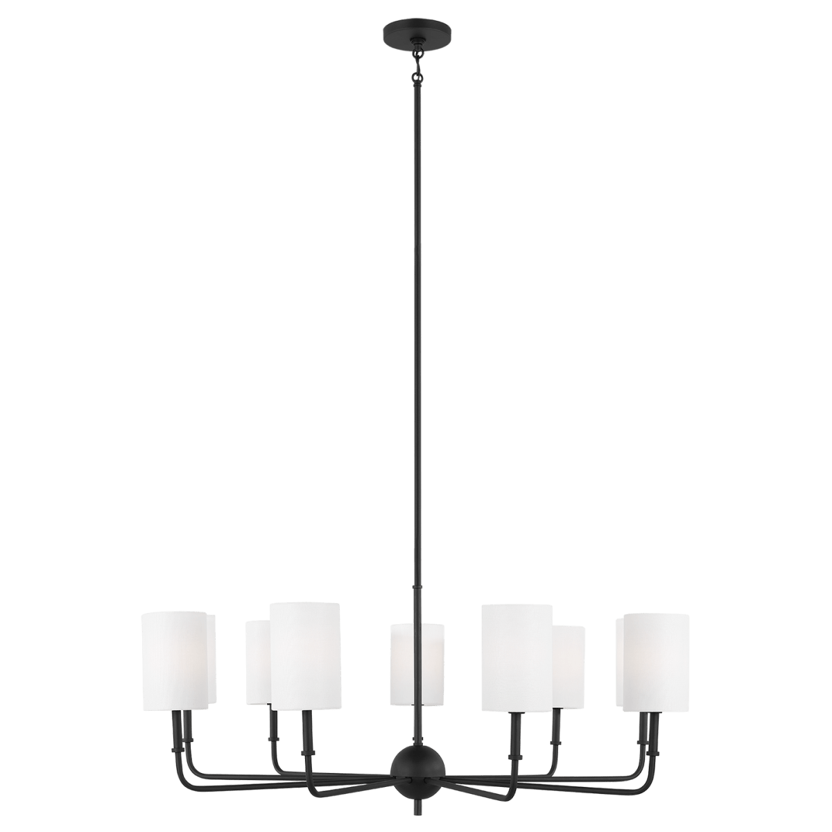Chandelier Foxdale - Noir de minuit 36" Ampoules non - incluses by Visual Comfort Studio | Luminaires & cie