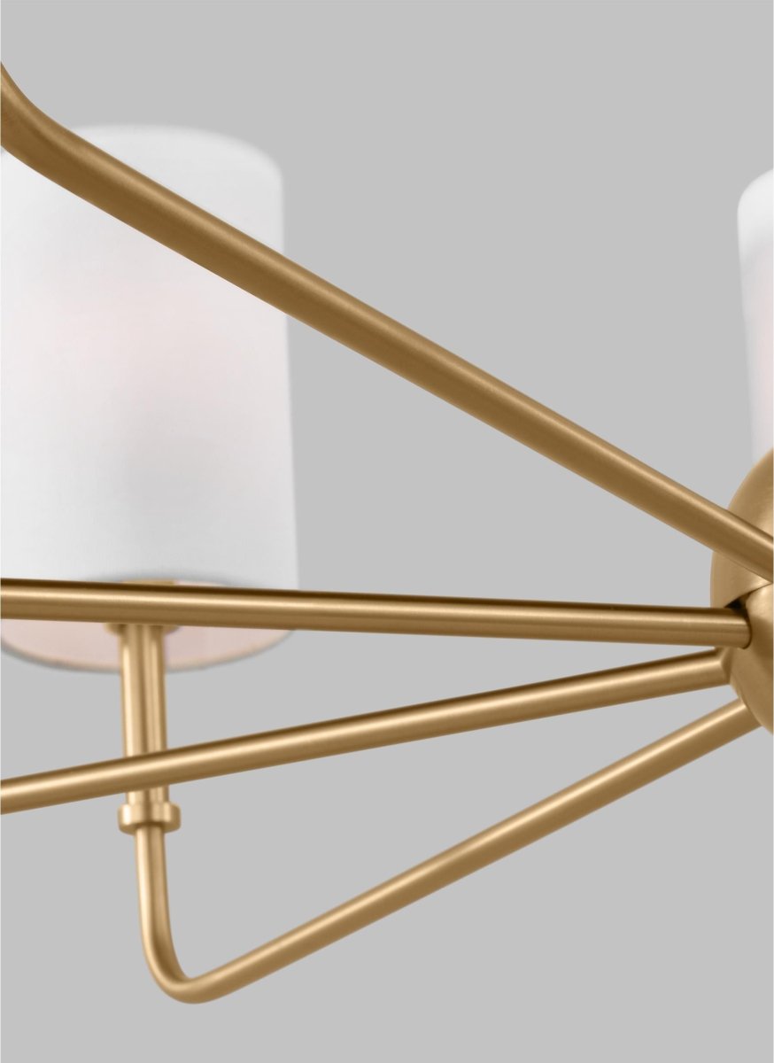 Chandelier Foxdale - Laiton satiné 36" Ampoules non - incluses by Visual Comfort Studio | Luminaires & cie