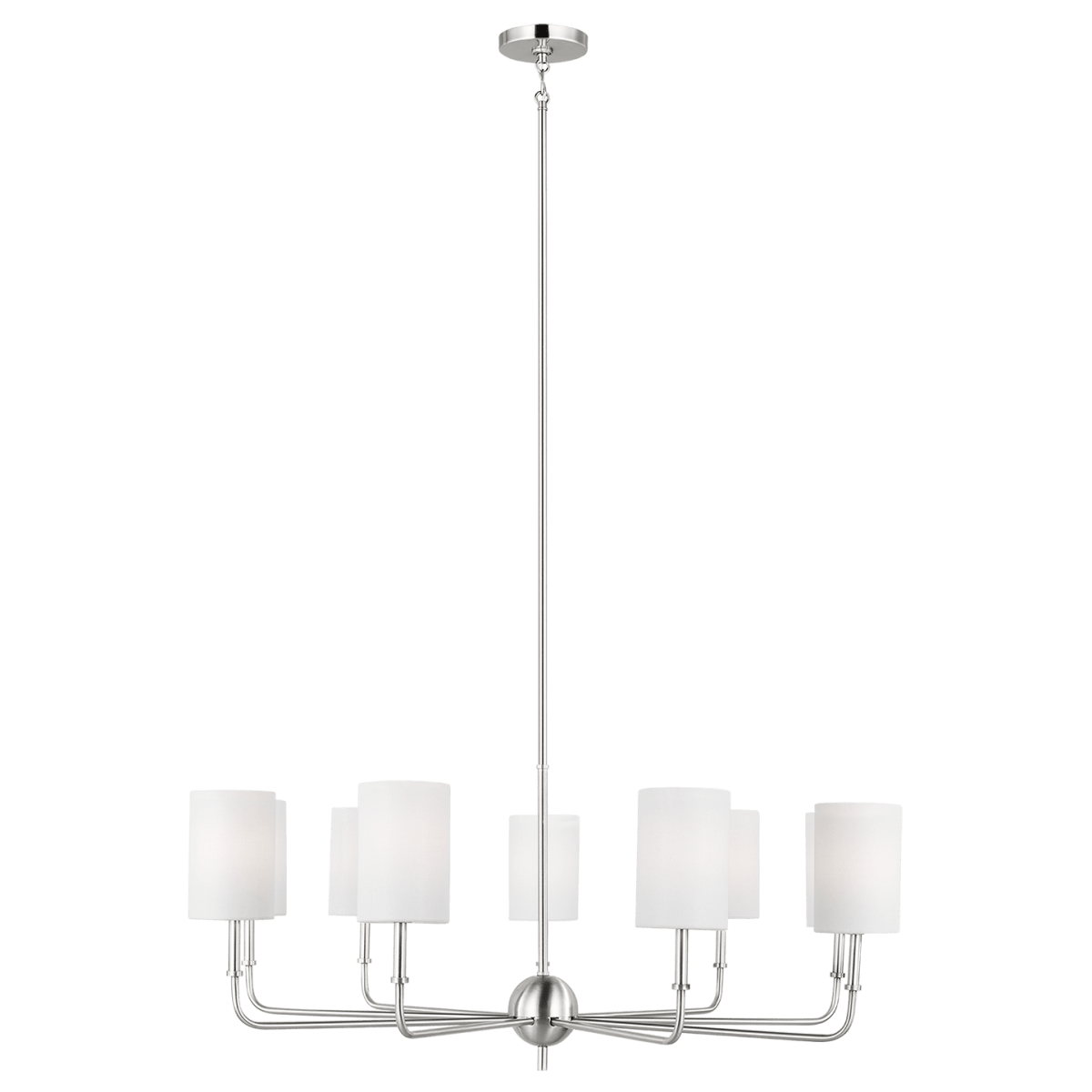 Chandelier Foxdale - Nickel brossé 36" Ampoules non - incluses by Visual Comfort Studio | Luminaires & cie