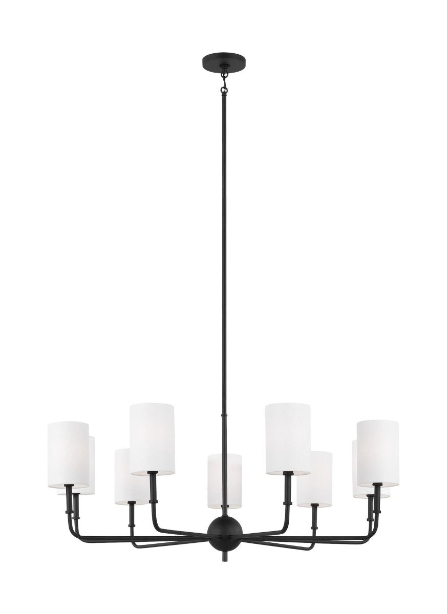 Chandelier Foxdale - Noir de minuit 36" Ampoules DEL incluses by Visual Comfort Studio | Luminaires & cie