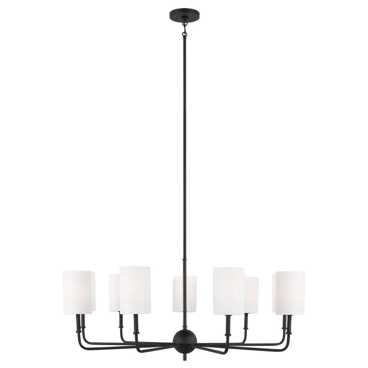 Chandelier Foxdale - Noir de minuit 36" Ampoules DEL incluses by Visual Comfort Studio | Luminaires & cie