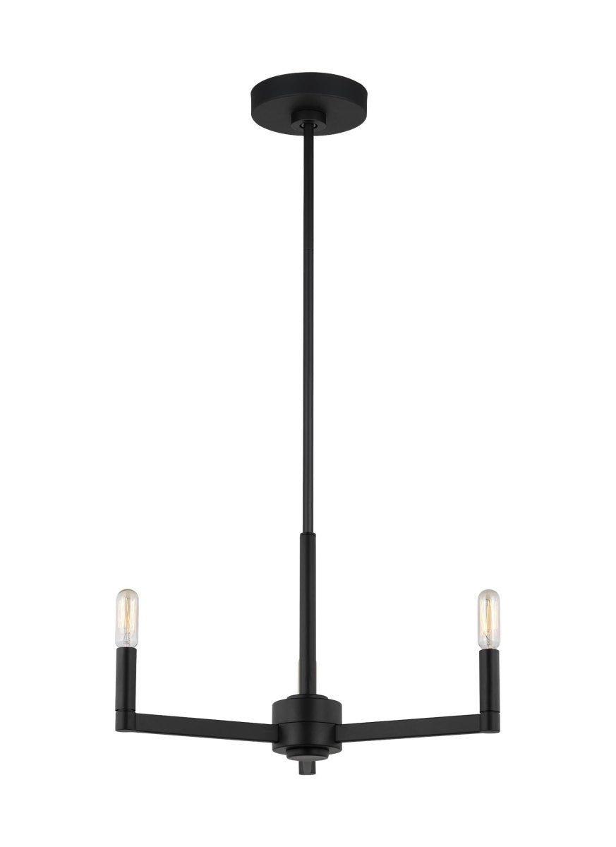 Chandelier Fullton - Noir de minuit 10" Ampoules non - incluses by Visual Comfort Studio | Luminaires & cie