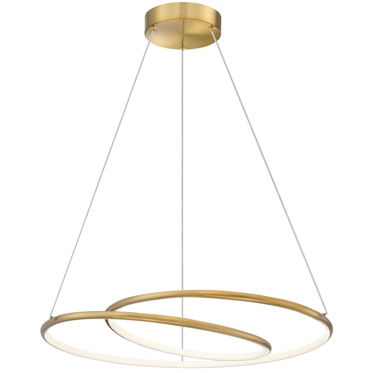 Chandelier Gabriel - Laiton âgé by Dainolite | Luminaires & cie