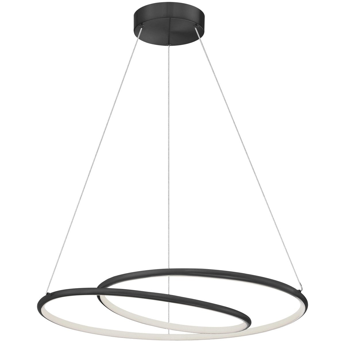 Chandelier Gabriel - Noir mat by Dainolite | Luminaires & cie