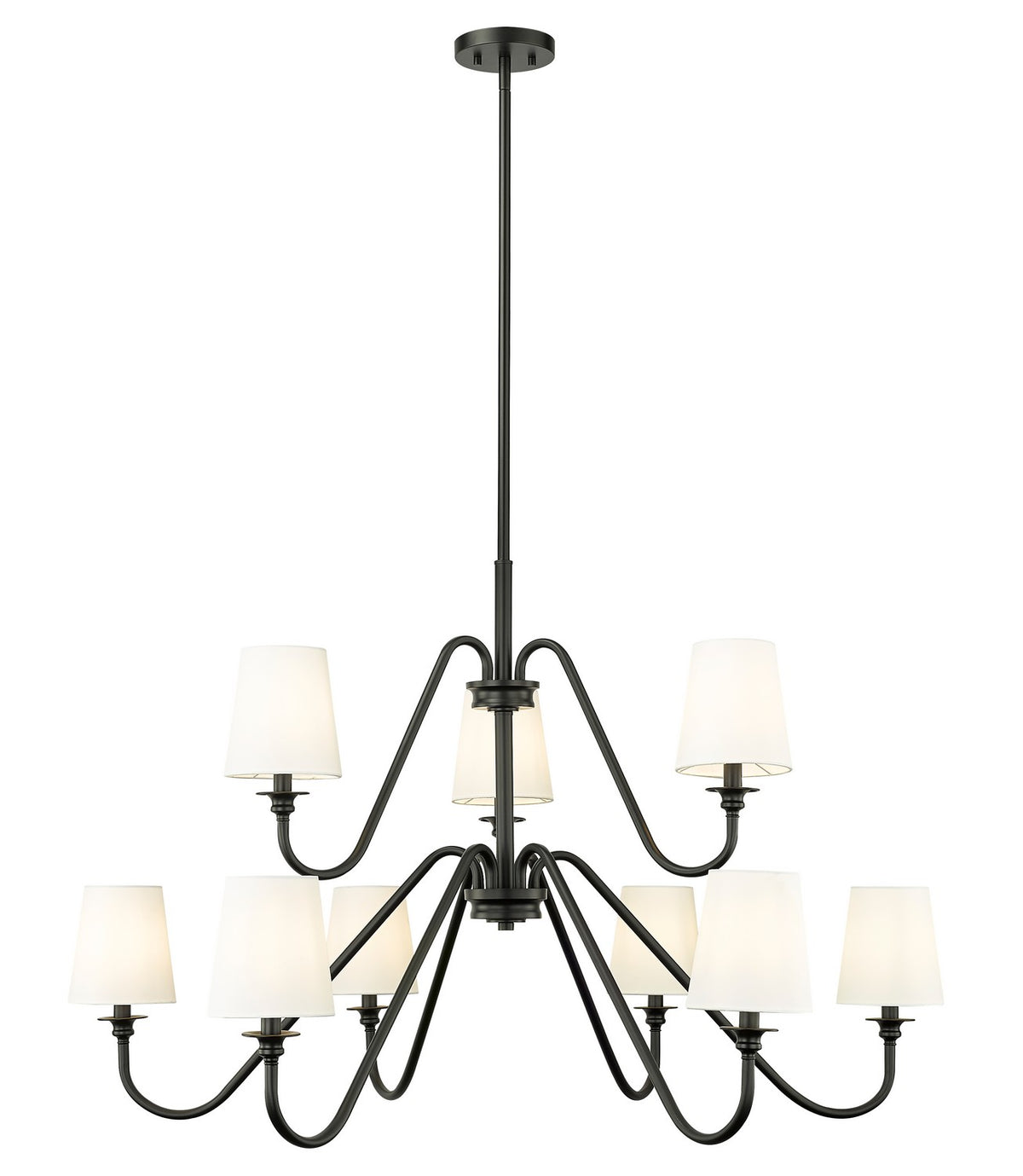 Lustre Gianna Noir mat, 28 1/4" – Z-Lite