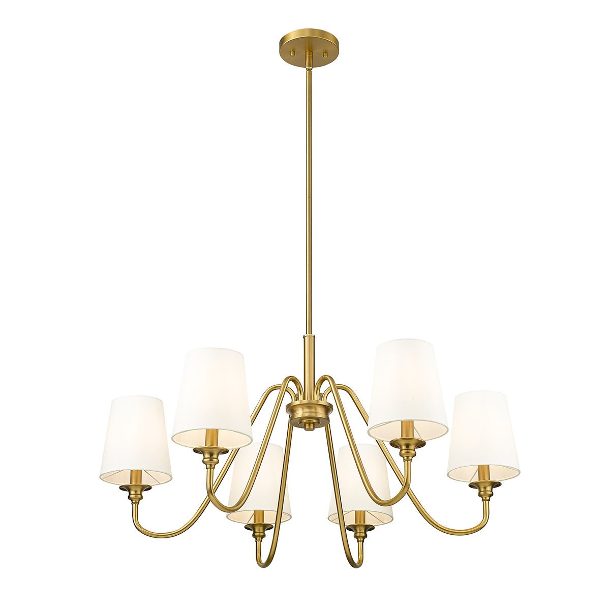 Chandelier Gianna - Or moderne 32" 1 - étage by Z - Lite | Luminaires & cie