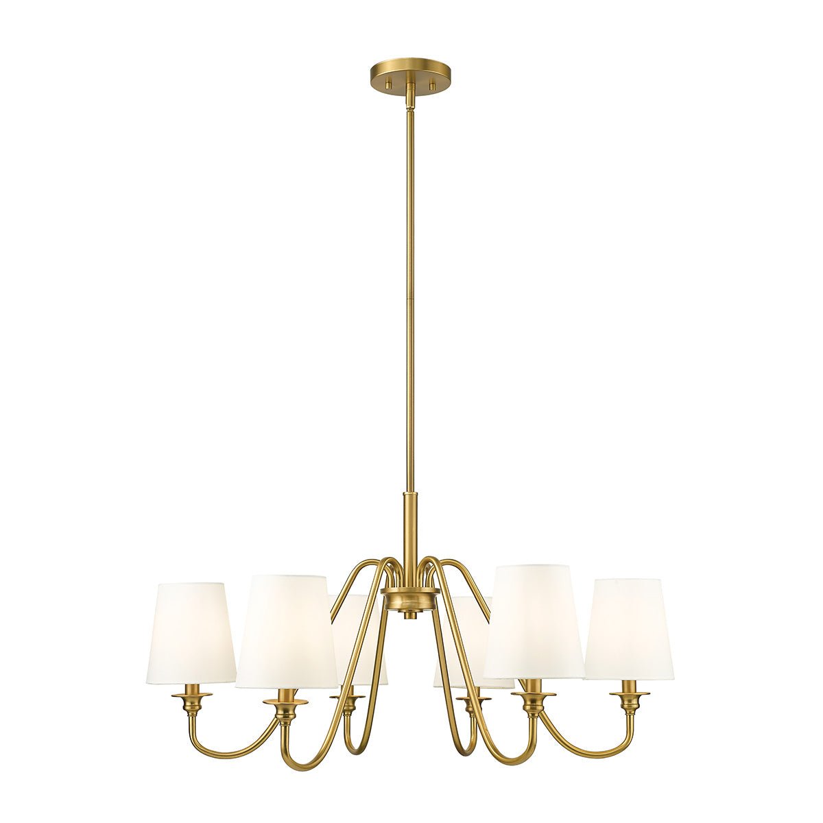 Chandelier Gianna - Or moderne 32" 1 - étage by Z - Lite | Luminaires & cie