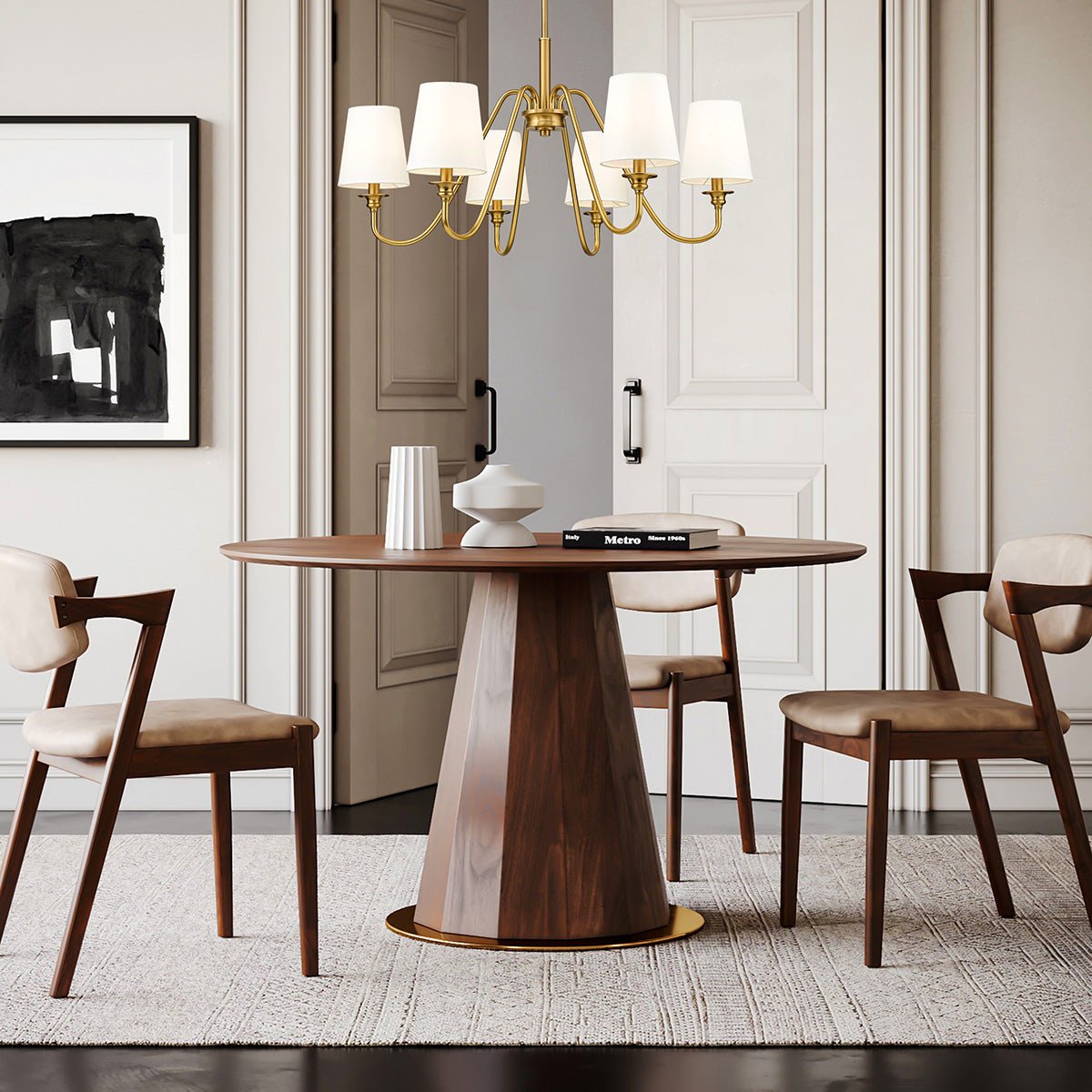 Chandelier Gianna - Or moderne 32" 1 - étage by Z - Lite | Luminaires & cie