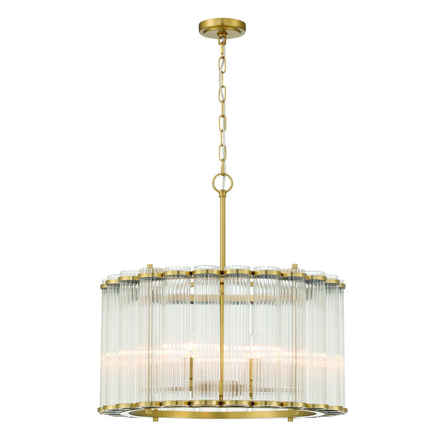 Chandelier Glasbury - Or by Eurofase | Luminaires & cie
