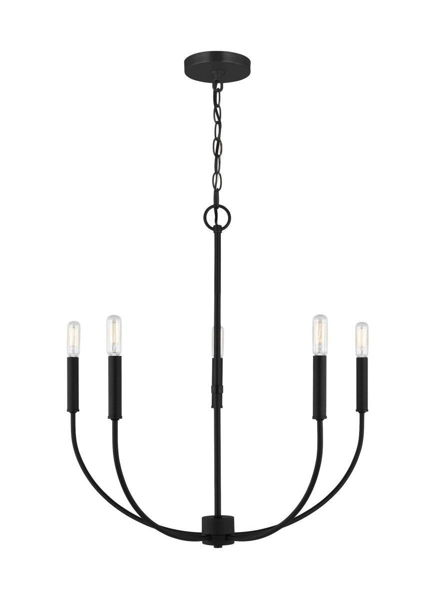 Chandelier Greenwich - Noir de minuit 24 1/8" Ampoules non - incluses by Visual Comfort Studio | Luminaires & cie