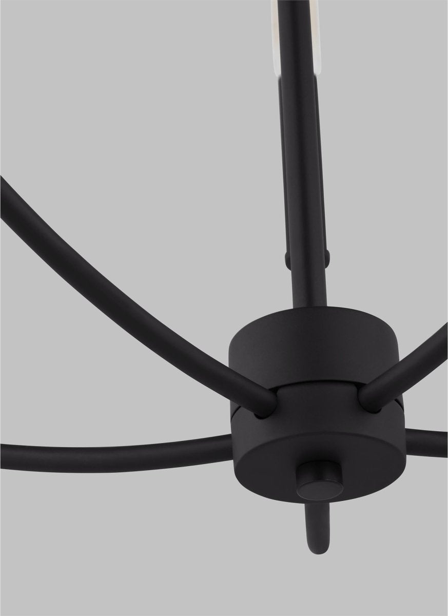 Chandelier Greenwich - Noir de minuit 24 1/8" Ampoules DEL incluses by Visual Comfort Studio | Luminaires & cie