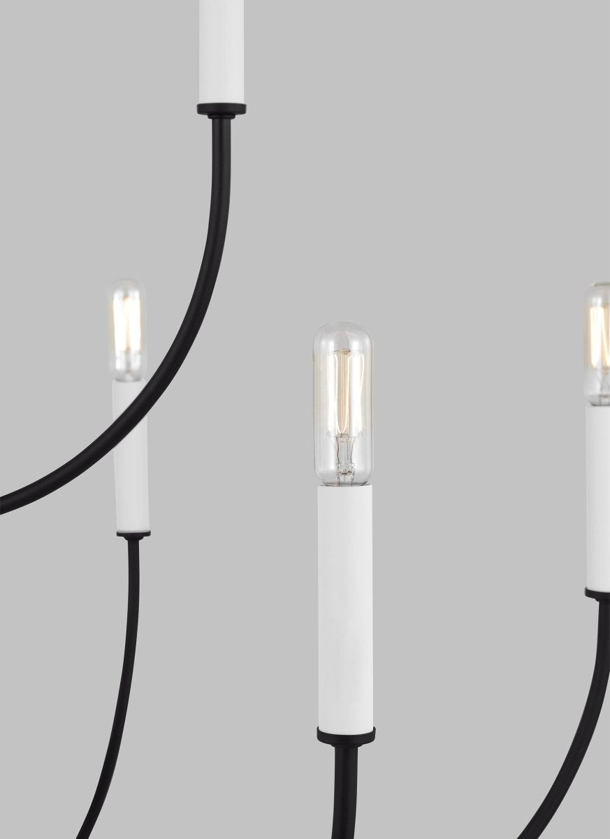 Chandelier Greenwich - Noir de minuit 32" Ampoules non - incluses by Visual Comfort Studio | Luminaires & cie