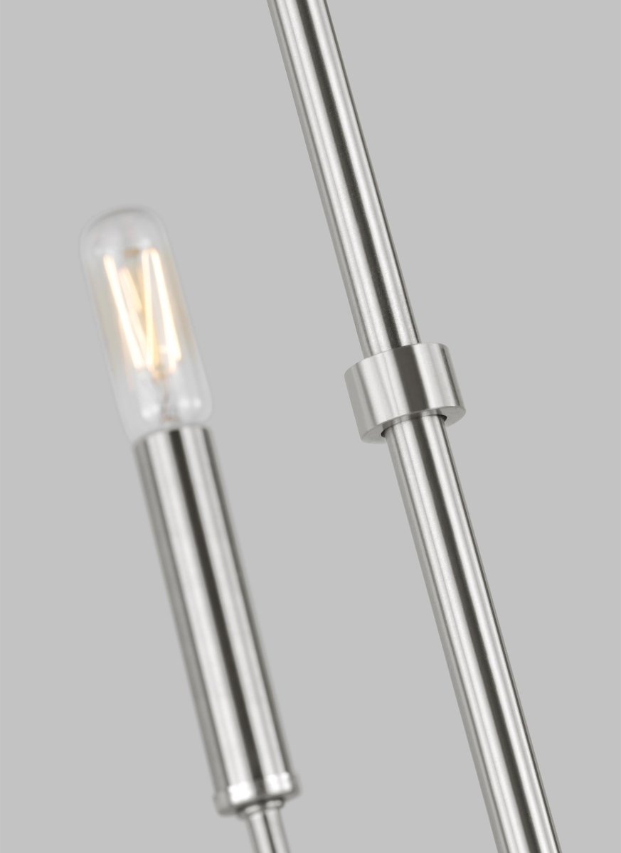 Chandelier Greenwich - Nickel brossé 32" Ampoules non - incluses by Visual Comfort Studio | Luminaires & cie