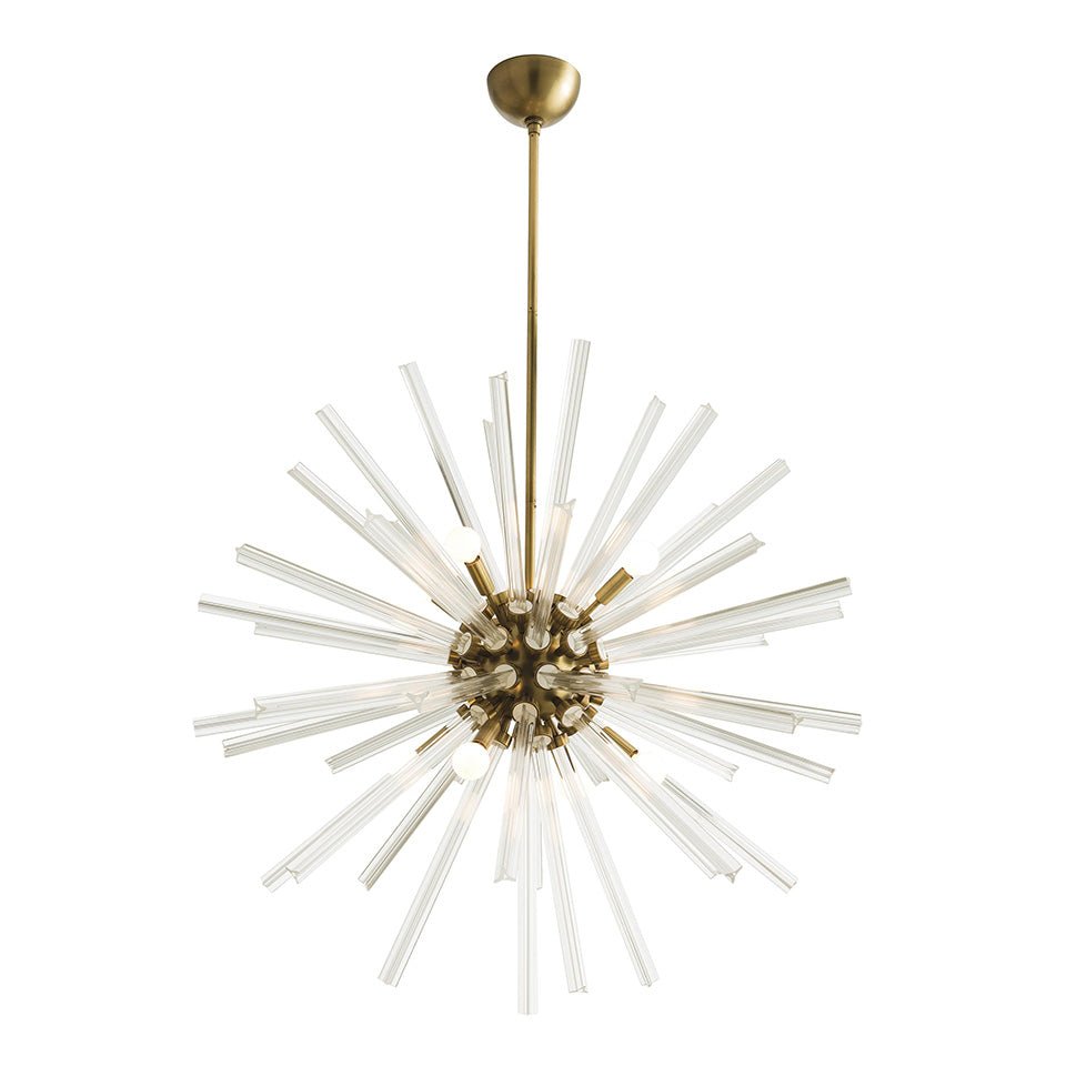 Chandelier Hanley - Large (Laiton Antique) by Arteriors | Luminaires & cie