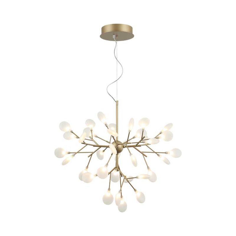 Chandelier Hydrangea Bloom - Or by Matteo Lighting | Luminaires & cie