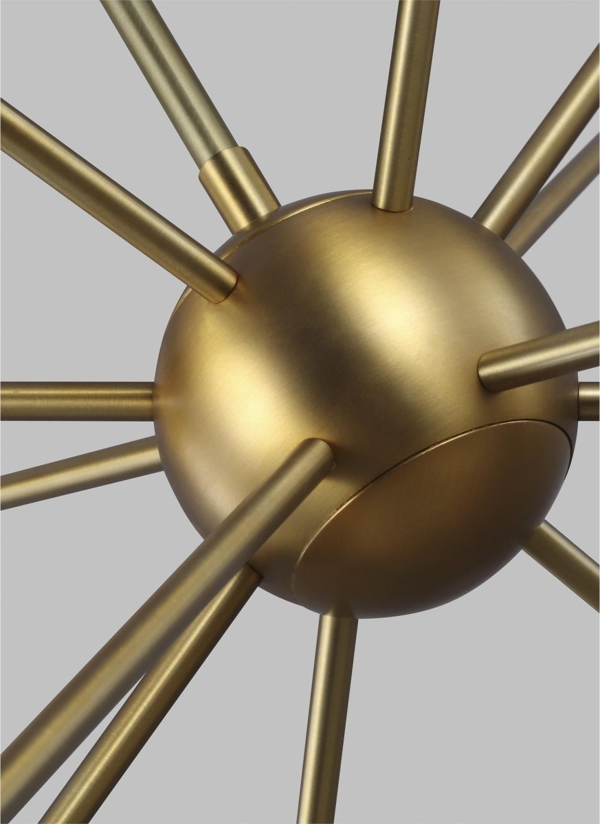 Chandelier Jax - Laiton brûlé 38" by Visual Comfort Studio | Luminaires & cie