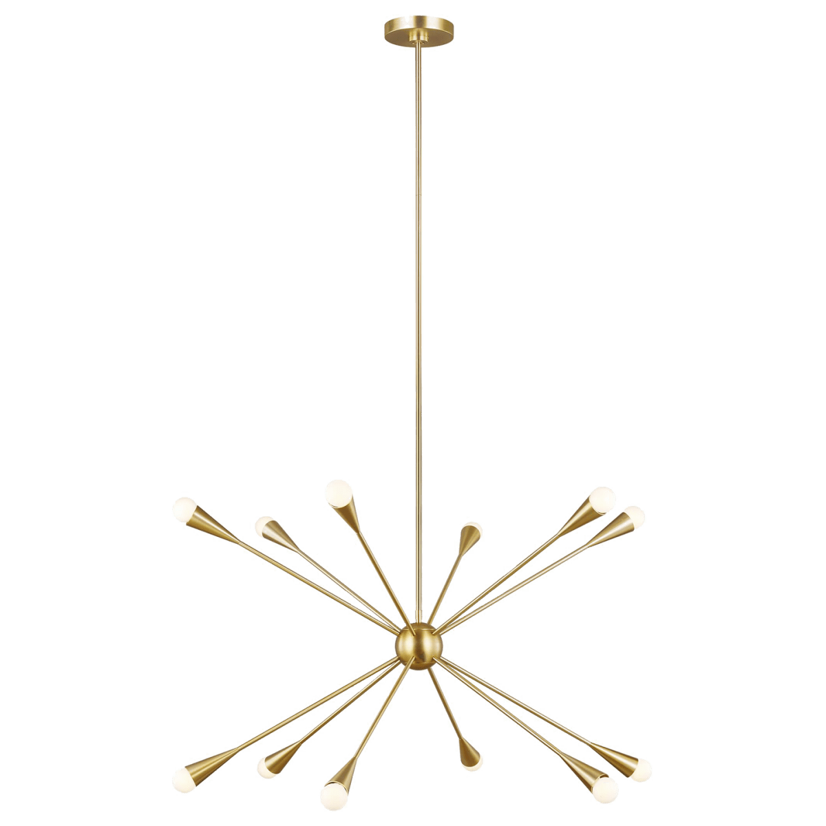 Chandelier Jax - Laiton brûlé 38" by Visual Comfort Studio | Luminaires & cie