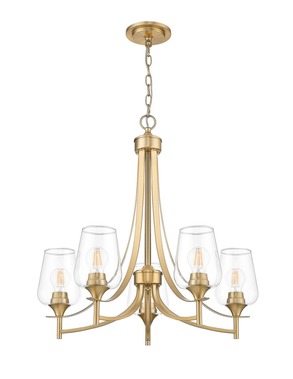 Lustre Joliet Laiton bruni, 25" – vue 6