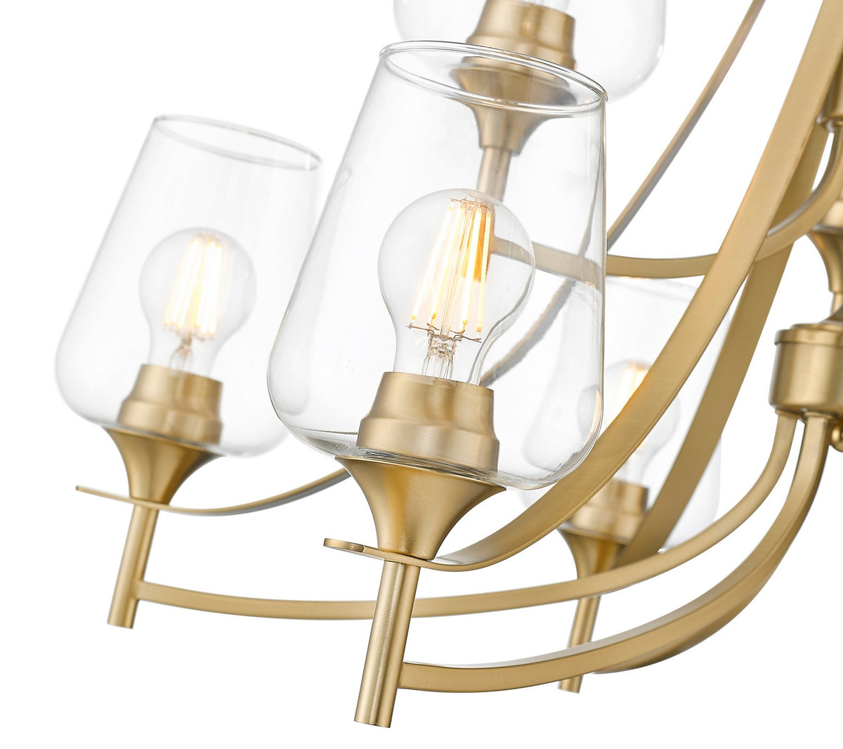 Lustre Joliet Laiton bruni, 31" – vue 4
