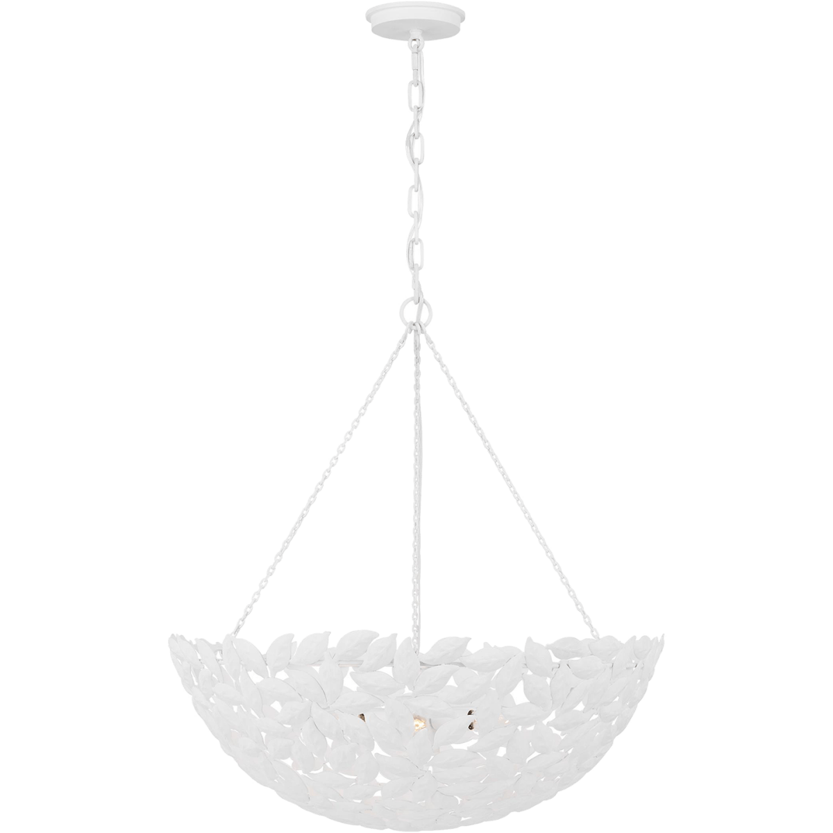 Chandelier Kelan - Blanc texturé 23 3/4" by Visual Comfort Studio | Luminaires & cie