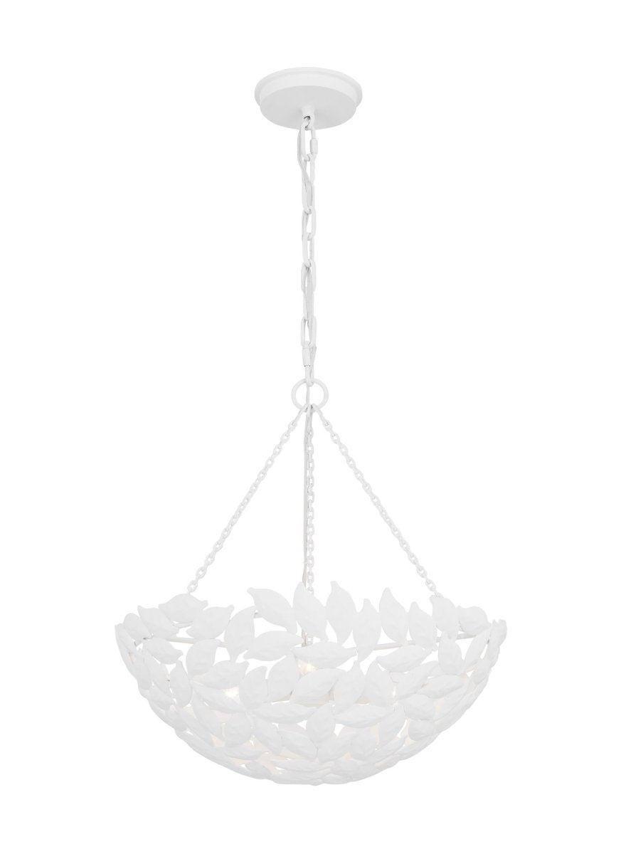 Chandelier Kelan - Blanc texturé 16" by Visual Comfort Studio | Luminaires & cie