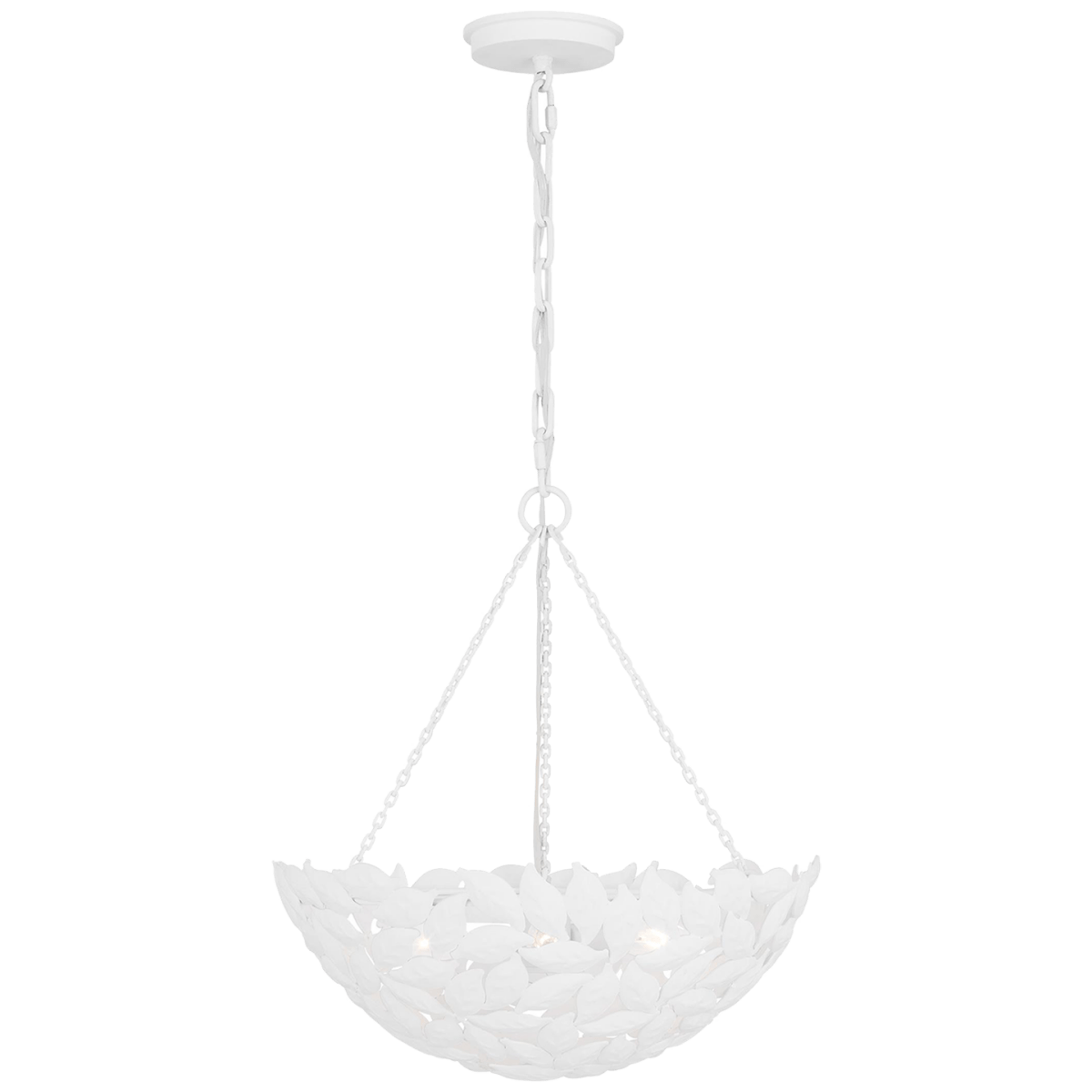 Chandelier Kelan - Blanc texturé 16" by Visual Comfort Studio | Luminaires & cie