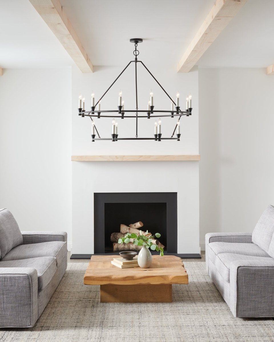 Chandelier Keystone - 49 1/8" by Visual Comfort Studio | Luminaires & cie