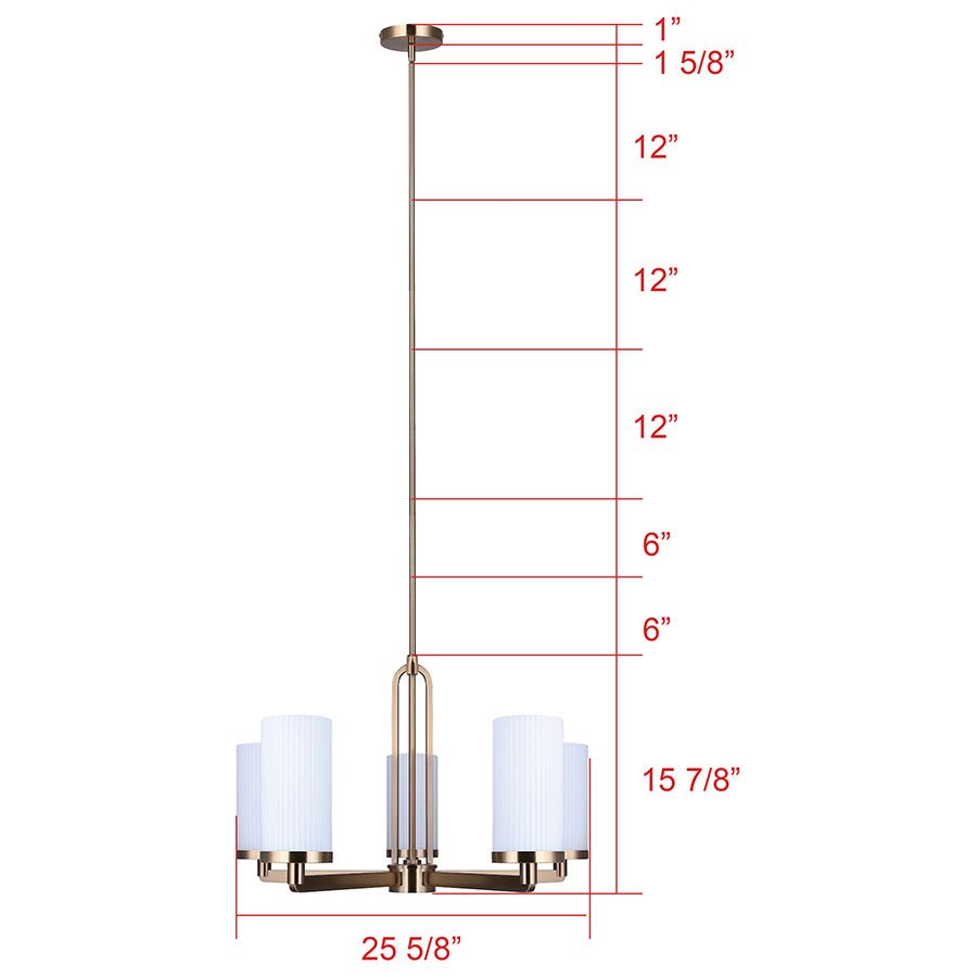 Chandelier Kinslea - by Canarm | Luminaires & cie